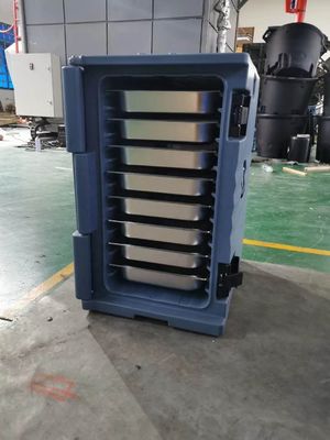 65cm x 45cm x 63,5cm Außengröße Isolierte Lebensmittelbox 90L Volumen zum Wärmen von Lebensmitteln