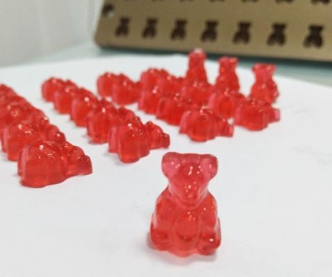USA Kleine automatische Multifunktions-Pektin-Probiotika Gummi-Bär Süßigkeitenmachmaschine