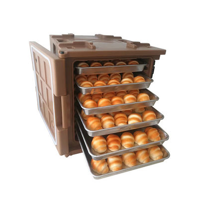 Kunststoff-Bäckerei Brot Pizza Backplatten Träger Transportbox Isolierte Lebensmittellieferbox