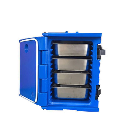 Graue Pizza Gastronorm Container Transportbox isolierte Lebensmittellieferbox