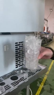 120 kg automatisch gesteuerte Eiswürfelmaschine mit anderen Eisformen und Design