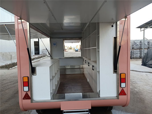 Lange Lebensdauer Einzelhandel Mobil-Lebensmittel-LKW Straßenkleidung Laden Trailer Pizza heiß