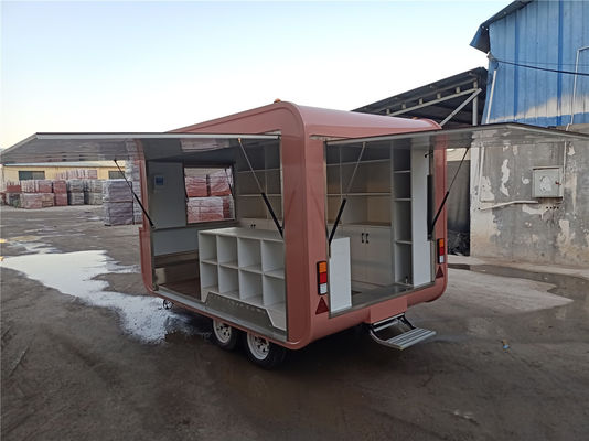 Lange Lebensdauer Einzelhandel Mobil-Lebensmittel-LKW Straßenkleidung Laden Trailer Pizza heiß