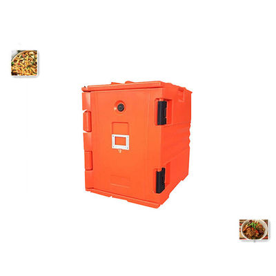 Kaffee Kirschkuchen Nudeln Früchte Salat Kunststoff Speisenpfanne Träger Isolierter Transportkarton