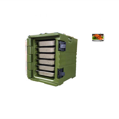 Kaffee Kirschkuchen Nudeln Früchte Salat Kunststoff Speisenpfanne Träger Isolierter Transportkarton