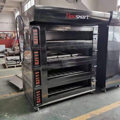 600*400 mm Tray Größe Elektrische Brot-Croissant-Pizza-Backofen für die Bäckerei