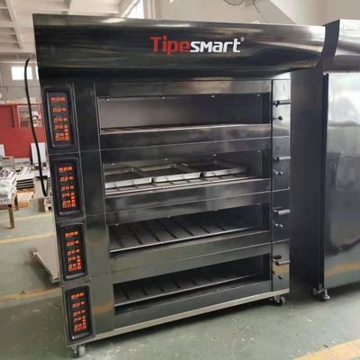 600*400 mm Tray Größe Elektrische Brot-Croissant-Pizza-Backofen für die Bäckerei