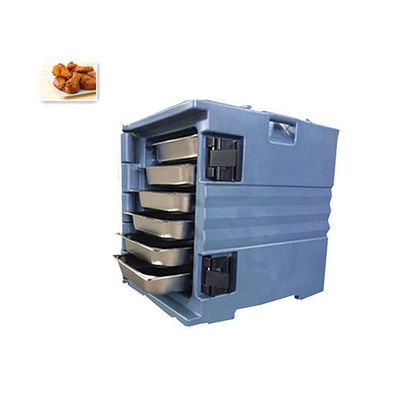 Graue isolierte Plastik-Lebensmittelbox für Nudeln