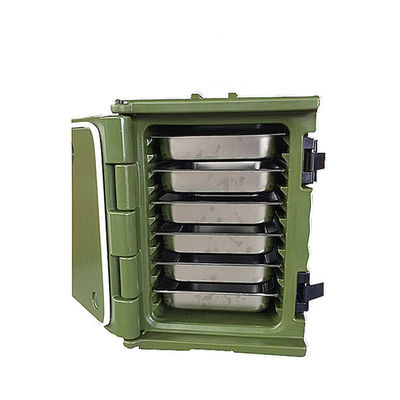 Warme Lebensmittelpfanne Träger Transportbox Isolierte Lebensmittel Lieferbox kundenspezifische Farbe Kunststoff