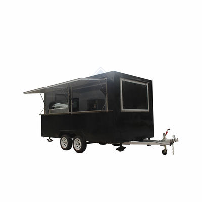 1500W Spannungsmobile Lebensmittelkarrenanhänger für Fast-Food-Trucks Anhänger 2300*1750*2100mm