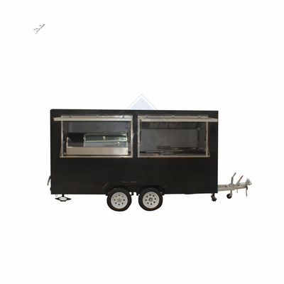 1500W Spannungsmobile Lebensmittelkarrenanhänger für Fast-Food-Trucks Anhänger 2300*1750*2100mm