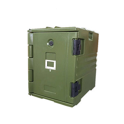 Kunststoff-Trägerbox für die Isolierung von Lebensmitteln mit einer Last von 15 kg