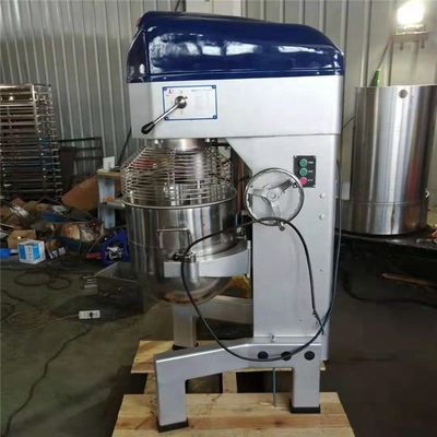 80L Industrieplanetenmischer Eisenfarbe Gehäuse und Staub Stahlschüssel zum Mischen