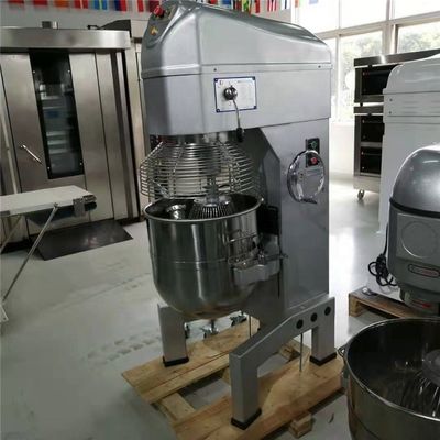 80L Industrieplanetenmischer Eisenfarbe Gehäuse und Staub Stahlschüssel zum Mischen