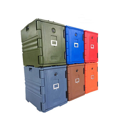15 kg Fassungsvermögen Gelbe Rotomolding Isolierte Lebensmittelbox zur Aufbewahrung von frischen warmen/kalten Lebensmitteln