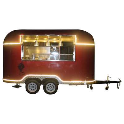 Burger Truck Fastfood-Ven mit vollständiger Küche Donuts Cart Mobile Vending 2300*1750*2100mm
