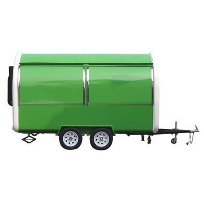 CE-Genehmigung für einen 2-Rad-Ein-Achsen-Lebensmittel-Lkw/Anhänger mit Eisbier und Mochi-Eis