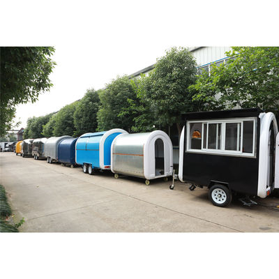 110V/220V/380V Spannungsmobile Lebensmittelkarre für kundenspezifische Hot Dogs und Kartoffelchips