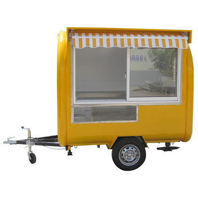 Mini-Food-Truck/Anhänger für Fastfood 220x160x235cm Video Technische Unterstützung nach dem Service