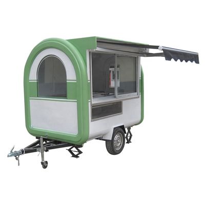 Mini-Food-Truck/Anhänger für Fastfood 220x160x235cm Video Technische Unterstützung nach dem Service