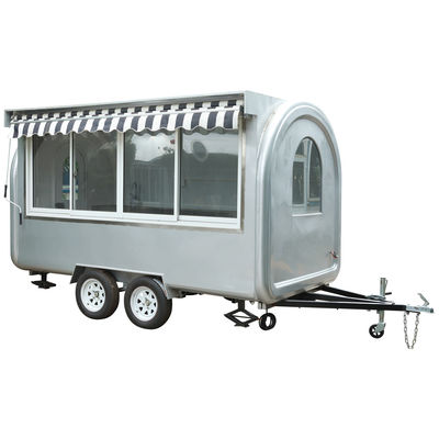 Slush Hot Dog Food Truck mit Tieffritter und Kühlschrank / Gefrierschrank Kleines Mobil 2,2 Meter