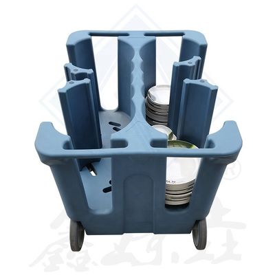 Maßgeschneiderte Farbschüssel-Sammelwagen für die Effizienz und Organisation von Restaurants