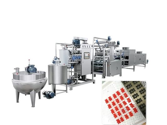 Spannung 380V Süßigkeiten Herstellungslinie Gummy Bear Forming Lollipop Süßigkeiten Maschinen