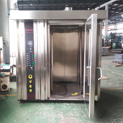 32 Schalen Elektrischer Dieselgas-Rotationsofen zum Backen von Brot, Pizza und Kuchen in Tiefkühlkost