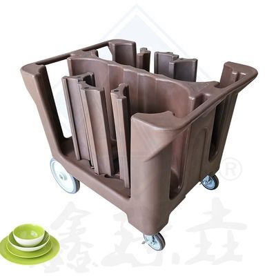 angepasste Farbe Rotomolding Restaurant Geschirr Trolley für Chafing Geschirr im Restaurant