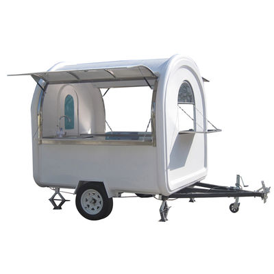 Passgenauer mobiler Lebensmittelwagen für USA Standard Konzessionsgeschäft L220xW160xH235cm
