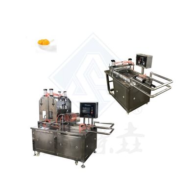 Multifunktionale halbautomatische Süßbär-Soft Jelly Gummy Candy Machinery