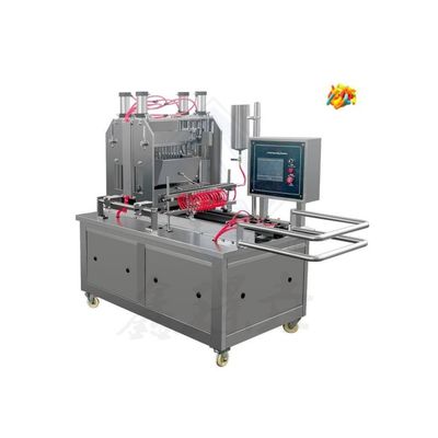 Multifunktionale halbautomatische Süßbär-Soft Jelly Gummy Candy Machinery