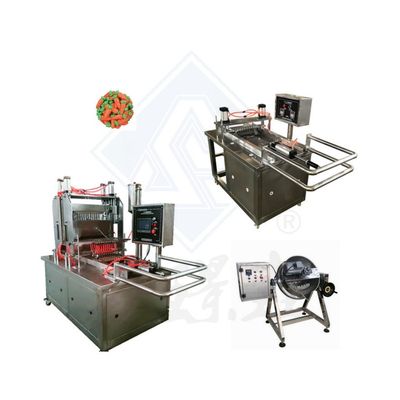 Multifunktionale halbautomatische Süßbär-Soft Jelly Gummy Candy Machinery