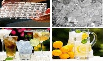 200 kg Eislagerkapazität Kubus-Eismaschine mit automatischer Spender und Eisausgabe