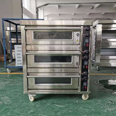 3 Deck 6 Tray Französisch Brot Ofen Gas mit Multifunktionsdesign bei Direct
