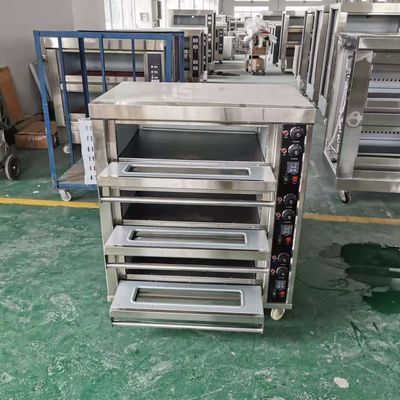 3 Deck 6 Tray Französisch Brot Ofen Gas mit Multifunktionsdesign bei Direct