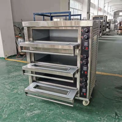 3 Deck 6 Tray Französisch Brot Ofen Gas mit Multifunktionsdesign bei Direct