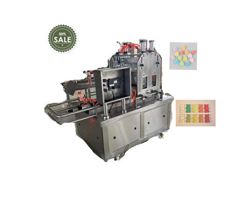 40-50 kg/h Kapazität Weihnachts-Lollipop-Süßigkeitenmachmaschine für die Lollipop-Produktion