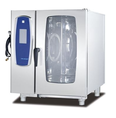 8-Träger-Gas-Konvektions-Kombi-Ofen für das Backen von französischem Brot mit CE-Zertifikat und 18,6 kW Leistung