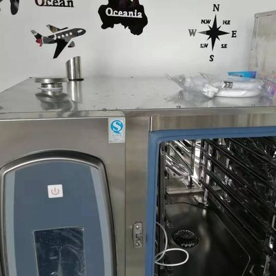 8-Träger-Gas-Konvektions-Kombi-Ofen für das Backen von französischem Brot mit CE-Zertifikat und 18,6 kW Leistung