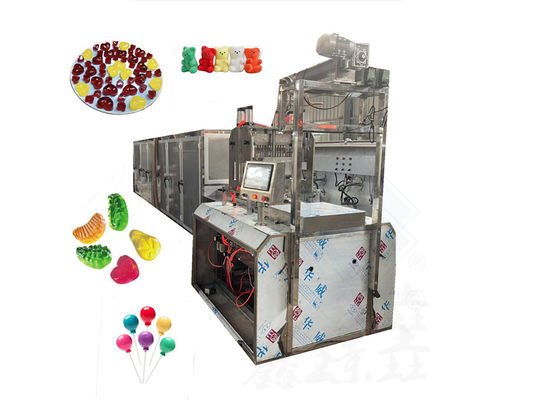 Multifunktionale Hard Sugar Candy Machine zur Herstellung von Regenbogen Lollipop und Gummy Candy