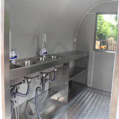 CE zugelassener mobiler Nahrungsmittel-LKW-Anhänger mit hoher Produktivität und 2300*1750*2100mm Größe