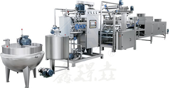2000KG professioneller vollautomatischer Lollipop-Süßigkeitenhersteller für die Süßigkeitenproduktion