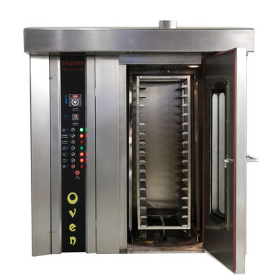 Baguette Bäckerausrüstung 64 Schalen Drehöfen mit italienischen Pita-Brotöfen Teile