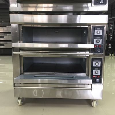 Backmaschinen Funktion Elektro-Gaskuchen Pizza-Ofen mit wettbewerbsfähigen und 3 Deck 9 Trays
