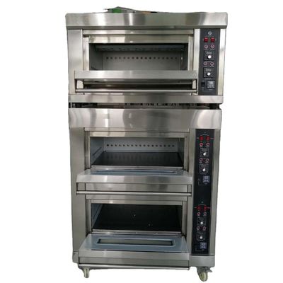 Backmaschinen Funktion Elektro-Gaskuchen Pizza-Ofen mit wettbewerbsfähigen und 3 Deck 9 Trays