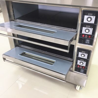 Backmaschinen Funktion Elektro-Gaskuchen Pizza-Ofen mit wettbewerbsfähigen und 3 Deck 9 Trays
