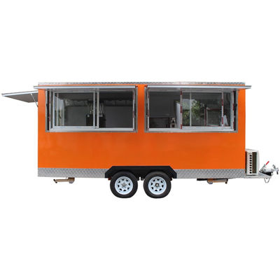Gemüseverarbeitungsbetrieb Hot Dog Burger Anhänger für italienische Eis mobile Food Cart