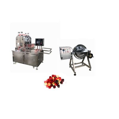 500 kg Star Hard Flat Lollipop Gummy Depositing Machine für die Herstellung von Jelly Candy