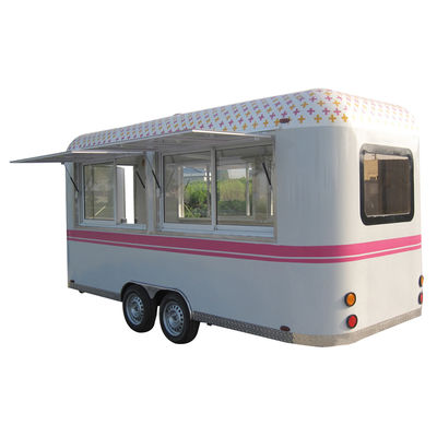 15ft mobile Lebensmittel-Wohnwagen für Fastfood in Bäckereien und Druckereien Crepe-Trailer